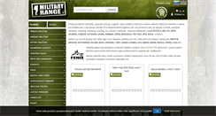 Desktop Screenshot of militarysklad.cz